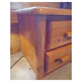 Rustic Wood Nightstand