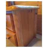 Rustic Wood Nightstand
