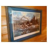 Signed & Numbered Art Print - "Going to Trade" by Gerry Metz