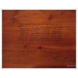 Vintage Lane Cedar Chest - DOESN