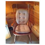 Vintage Rocking Chair With Cushion
