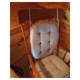 Vintage Rocking Chair With Cushion