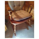 Vintage Rocking Chair With Cushion