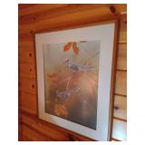 Signed Art Print - "Blue Jays and Cow Oak" by John O