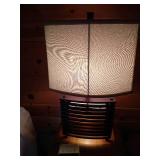 Nightstand, Small Round Table & Lamp