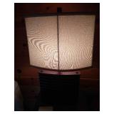 Nightstand, Small Round Table & Lamp