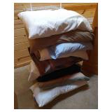 Pile of At Least 10 Pillows