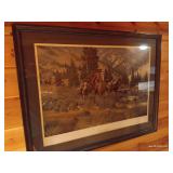 Signed & Numbered Art Print - "No Place Fer Traps" by Paul Abram, Jr