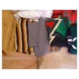 Miscellaneous Bedding in Closet - Includes Packers & Wild Blankets
