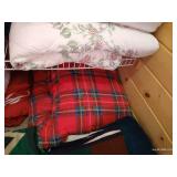 Miscellaneous Bedding in Closet - Includes Packers & Wild Blankets