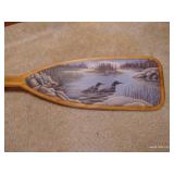 Hand Painted Oar Art Scene - Very Pretty!