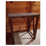 Western Themed Decor - Rustic Cabinet, Art, Traps, Etc