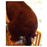Beautiful Custom Mounted Black Bear on Custom Pedestal