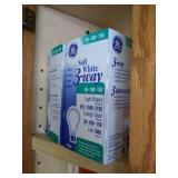 Corner Cabinet With Light Bulbs