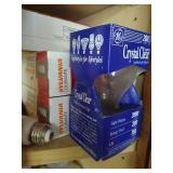 Corner Cabinet With Light Bulbs