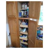 Upper & Lower Cabinet of Paint Supplies, Household Care, Gardening Etc