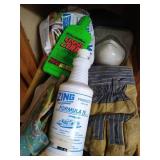 Upper & Lower Cabinet of Paint Supplies, Household Care, Gardening Etc