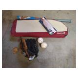 Outdoor Game Lot - Badminton & Baseball
