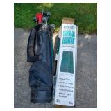 Full Golf Club Set & Chipping/Driving Mat