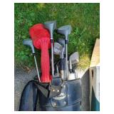 Full Golf Club Set & Chipping/Driving Mat
