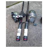 (3) Ugly Stik Fishing Rods