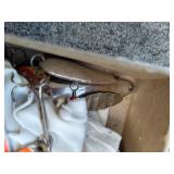 Small Box of Vintage Fishing Lures - Old Gift Note Attached