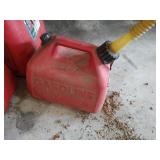 (3) Gas Cans - (2) Almost Full