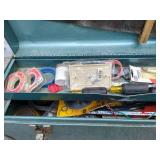 Long Metal Toolbox & Contents
