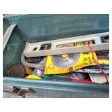 Long Metal Toolbox & Contents