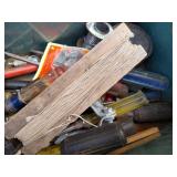 Long Metal Toolbox & Contents