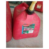 (2) Full 5-Gallon Gas Cans + Easy Pour Nozzle