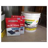 Cabinet & Counter Top Contents - Huge Lot of Pest Control, Electrical, Garden Chemicals, Etc