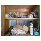 Cabinet & Counter Top Contents - Huge Lot of Pest Control, Electrical, Garden Chemicals, Etc