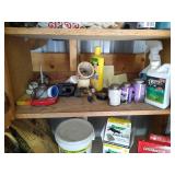 Cabinet & Counter Top Contents - Huge Lot of Pest Control, Electrical, Garden Chemicals, Etc