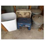 Storage Stepstool, Garbage Bins, Etc