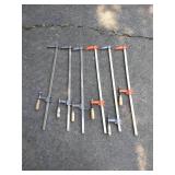 (6) Metal Clamps