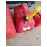 (4) Gas Cans - Some Almost Full