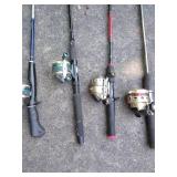 (7) Fishing Rods/Reels - Includes Whuppin Stick Rod/Reel