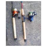 (7) Fishing Rods/Reels - Includes Whuppin Stick Rod/Reel