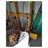 (2) Snow Shovels, Scoop Shovel & Ice Melt