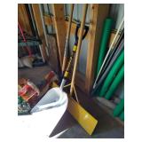 (2) Snow Shovels, Scoop Shovel & Ice Melt
