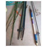 Garden Lot - Stakes, Hoses, Etc