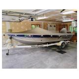 2002 Alumacraft Magnum 175 CS Fishing Boat