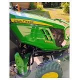 Awesome 2022 John Deere 1025R Tractor With Snow Blower & Box Blade - Only 25.5 Hrs!