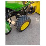 Awesome 2022 John Deere 1025R Tractor With Snow Blower & Box Blade - Only 25.5 Hrs!