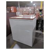 HERMAN MILLER THREE DRAWER LATERAL FILES WITH WOOD TOPS HERMAN MILLER THREE DRAWER LATERAL FILES WITH WOOD TOPS