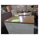 HERMAN MILLER THREE DRAWER LATERAL FILES WITH WOOD TOPS HERMAN MILLER THREE DRAWER LATERAL FILES WITH WOOD TOPS