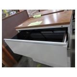 HERMAN MILLER THREE DRAWER LATERAL FILES WITH WOOD TOPS HERMAN MILLER THREE DRAWER LATERAL FILES WITH WOOD TOPS