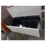 HERMAN MILLER THREE DRAWER LATERAL FILES WITH WOOD TOPS HERMAN MILLER THREE DRAWER LATERAL FILES WITH WOOD TOPS
