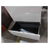 HERMAN MILLER THREE DRAWER LATERAL FILES WITH WOOD TOPS HERMAN MILLER THREE DRAWER LATERAL FILES WITH WOOD TOPS